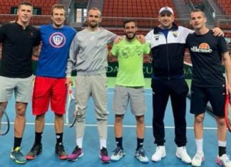 Amel Tuka Posjetio Bh Tenisere I Pruzio Im Podrsku Uoci Meca Davis Cupa Tuka Teniseri 5e5d8d203aaac