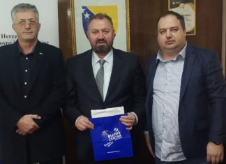 Ministar Šibonjić Razgovarao S Delegacijom Udruženja Privrednika Biznis Centar Jelah Tešanj