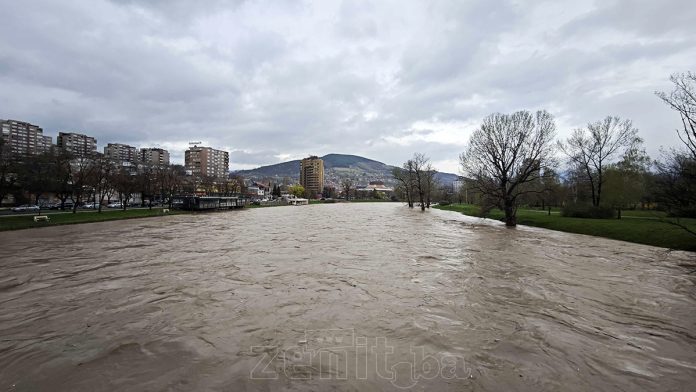 rijeka Bosna, Zenica, poplava, poplave