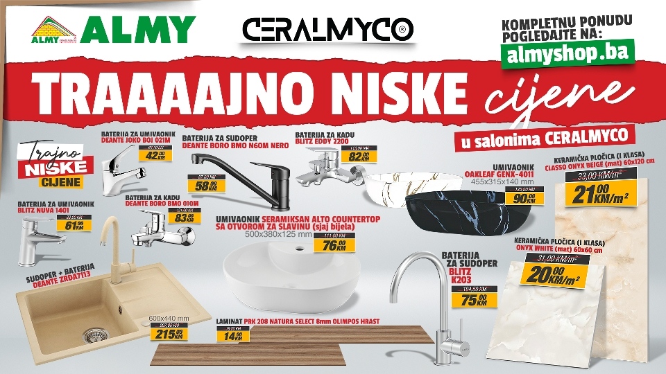 Trajno Niske Cijene U Salonima CERALMYCO