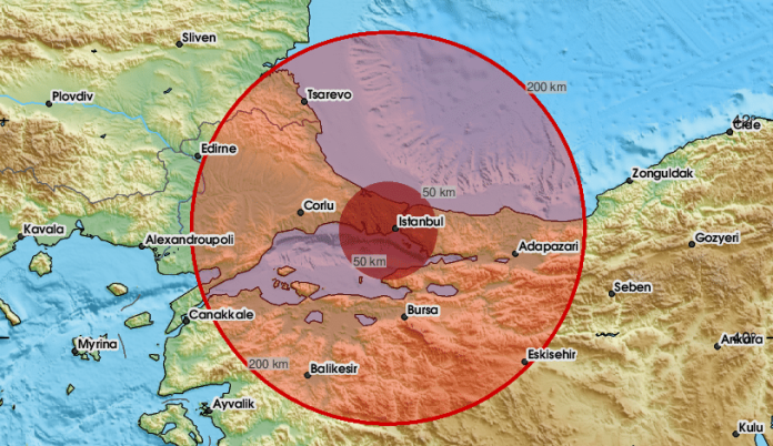 Zemljotres, Istanbul