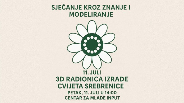 3D Radionica Izrade Cvijeta Srebrenice