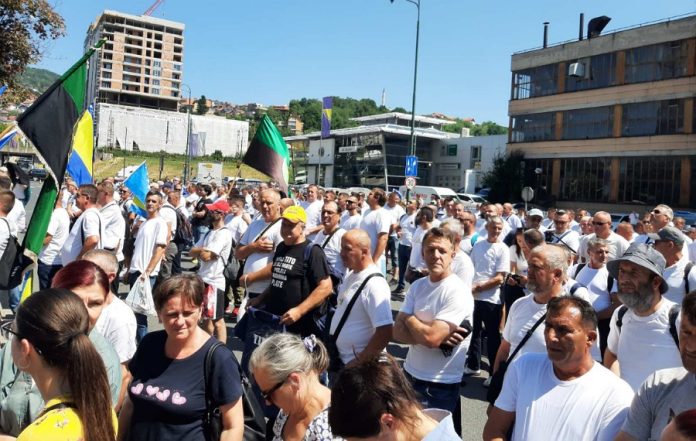 Rudari Protest Vlada FBiH