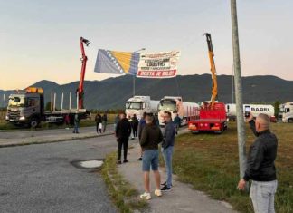 Protesti Konzorcij Logistika BiH